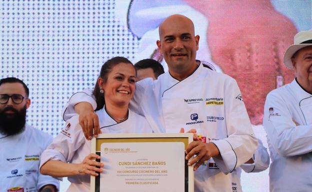 Imagen principal - Momentos de la entrega de premios. 