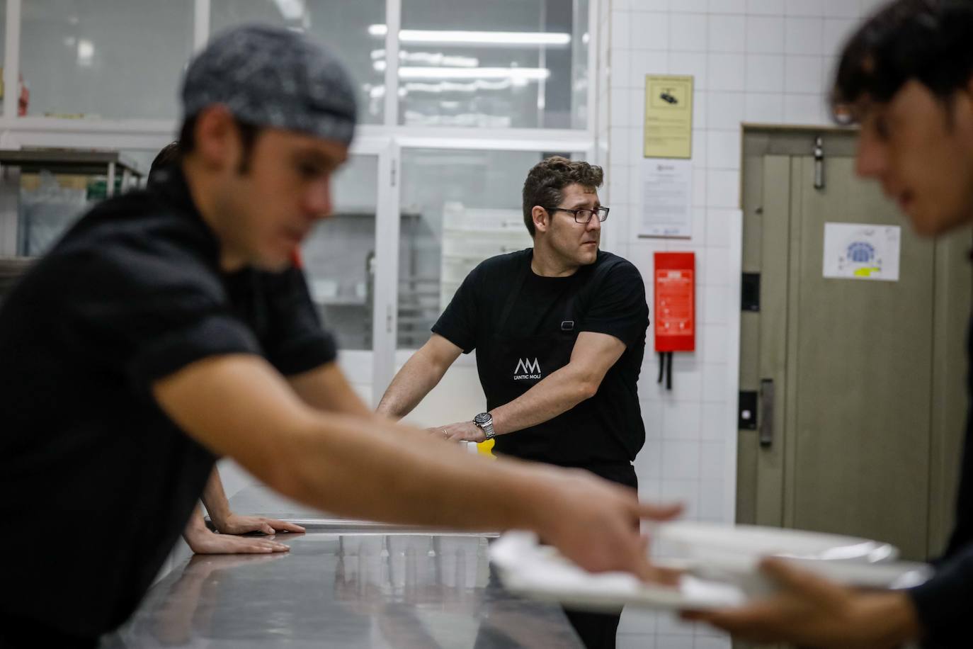 El chef apuesta por los productos del territorio, como muestra de la cocina fluvial