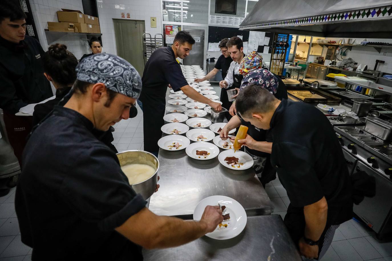 El chef apuesta por los productos del territorio, como muestra de la cocina fluvial