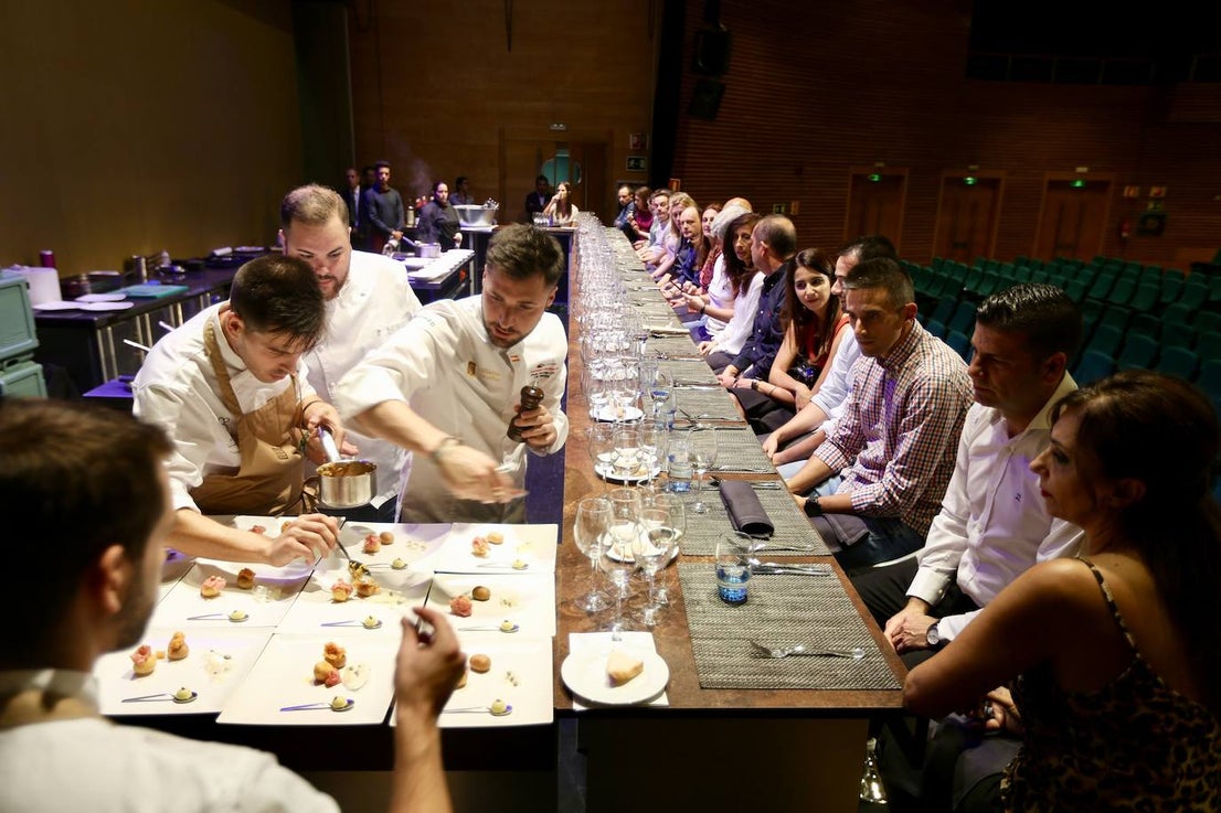 El chef apuesta por los productos del territorio, como muestra de la cocina fluvial