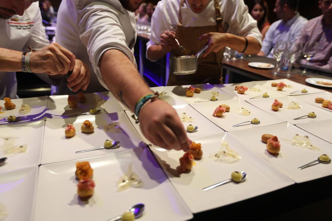 El chef apuesta por los productos del territorio, como muestra de la cocina fluvial