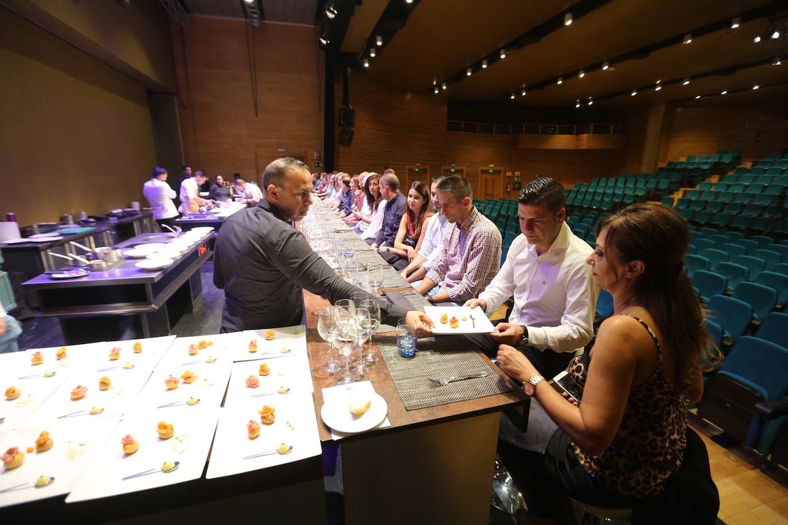 El chef apuesta por los productos del territorio, como muestra de la cocina fluvial