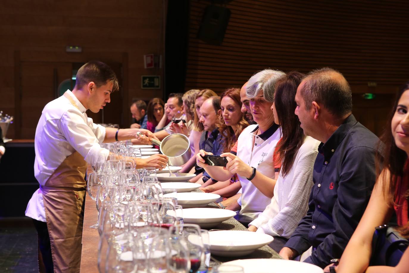 El chef apuesta por los productos del territorio, como muestra de la cocina fluvial