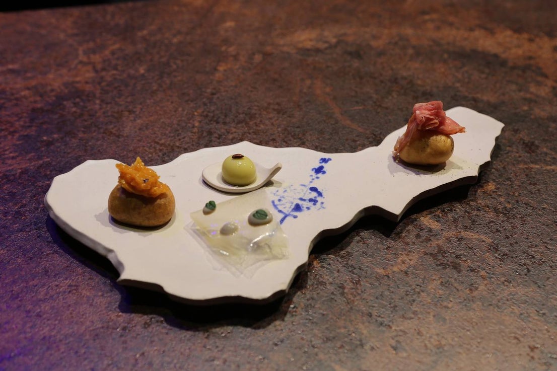 El chef apuesta por los productos del territorio, como muestra de la cocina fluvial