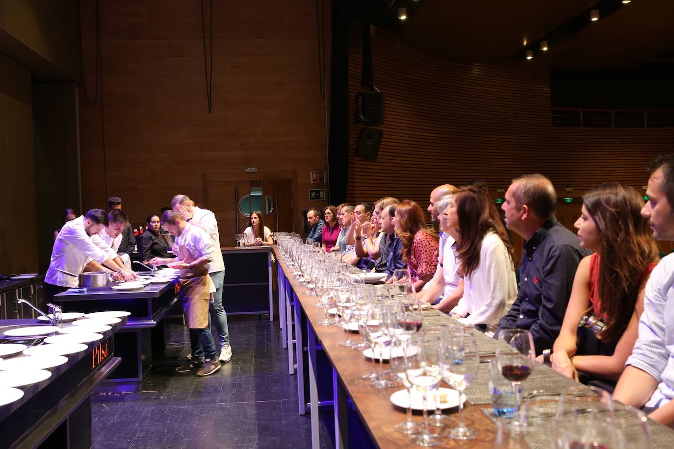 El chef apuesta por los productos del territorio, como muestra de la cocina fluvial