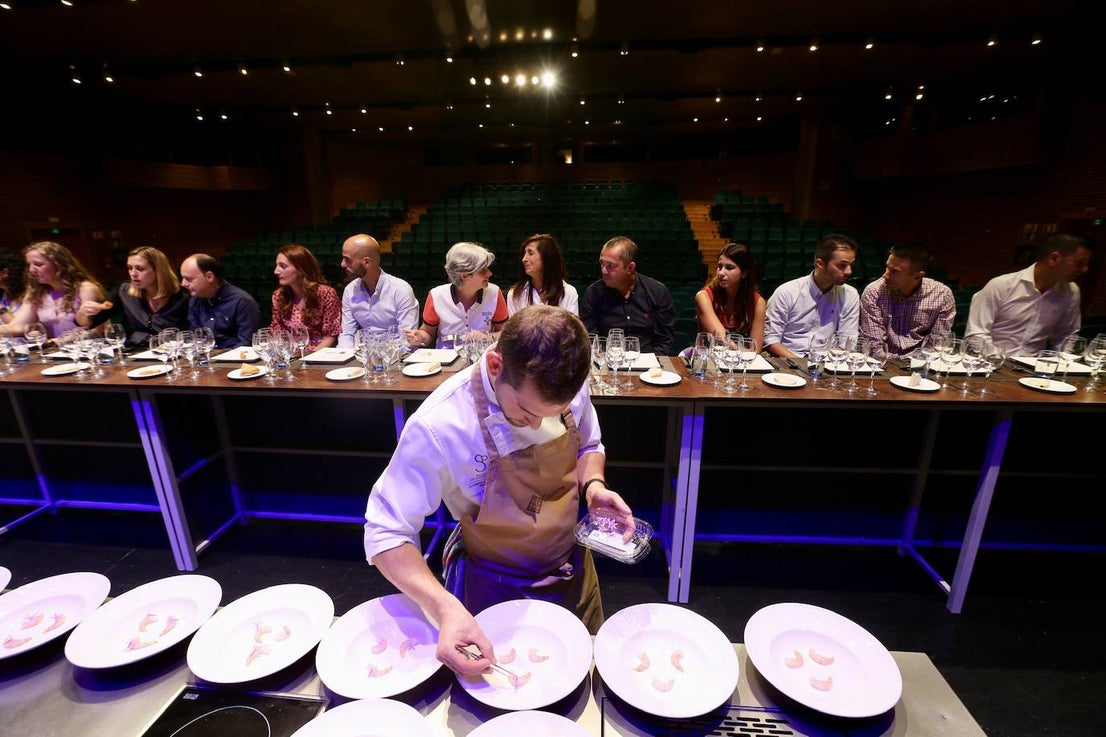 El chef apuesta por los productos del territorio, como muestra de la cocina fluvial
