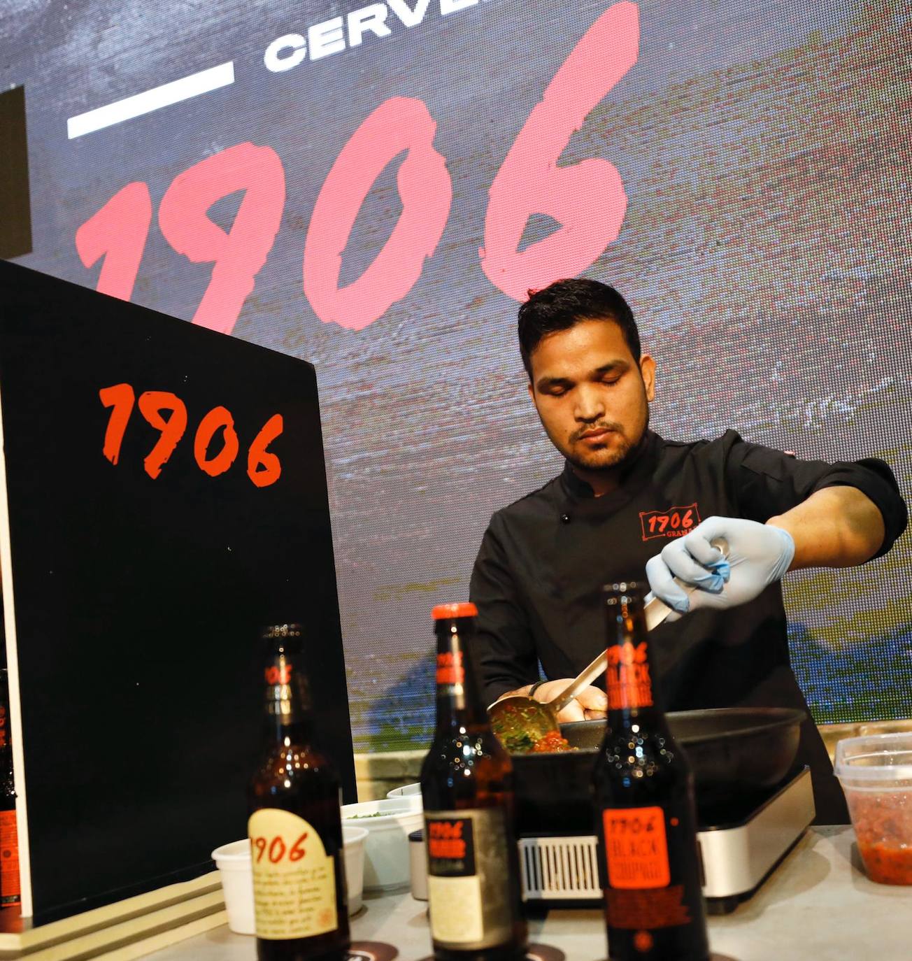 Concurso de tapas en el stand de Estrella Galicia 
