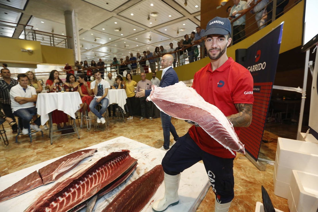 Los asistentes a Granada Gourmet pudieron presenciar un ronqueo en vivo