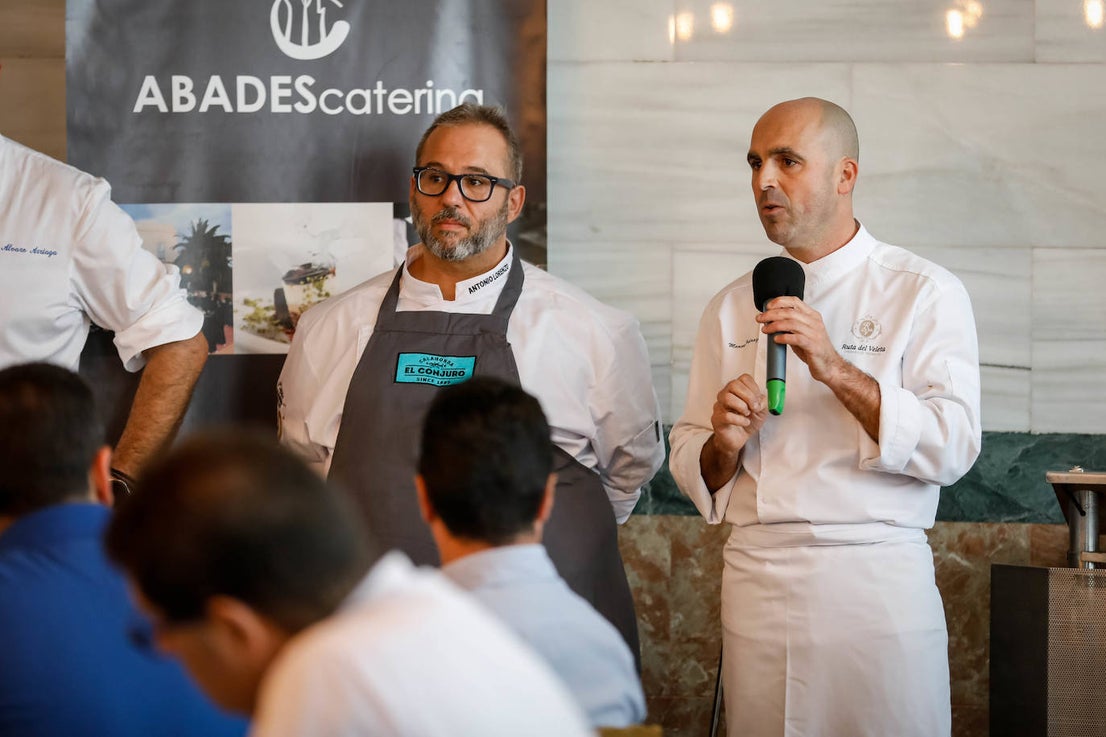 Carme Ruscalleda recibe el premio de Granada Gourmet, un congreso que se ha rendido a su cercanía y sencillez