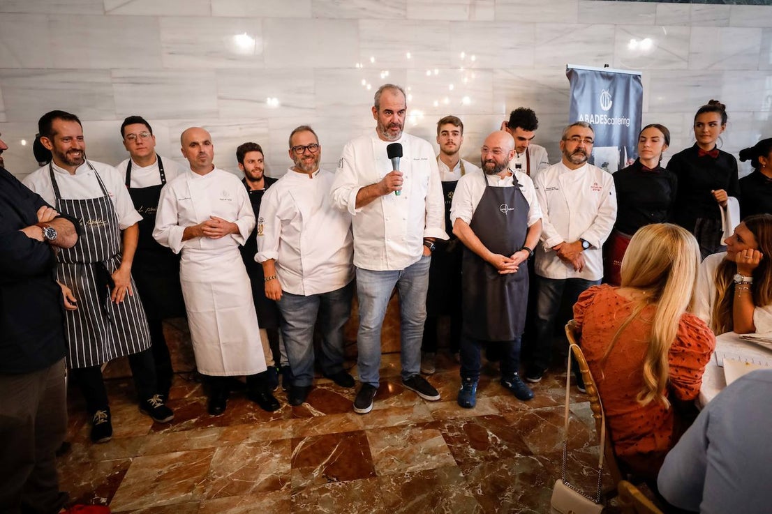 Carme Ruscalleda recibe el premio de Granada Gourmet, un congreso que se ha rendido a su cercanía y sencillez