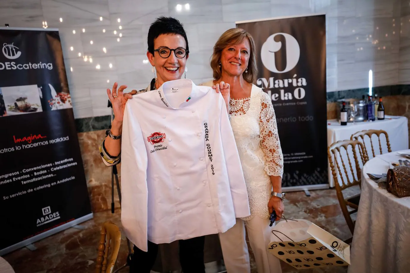 Carme Ruscalleda recibe el premio de Granada Gourmet, un congreso que se ha rendido a su cercanía y sencillez