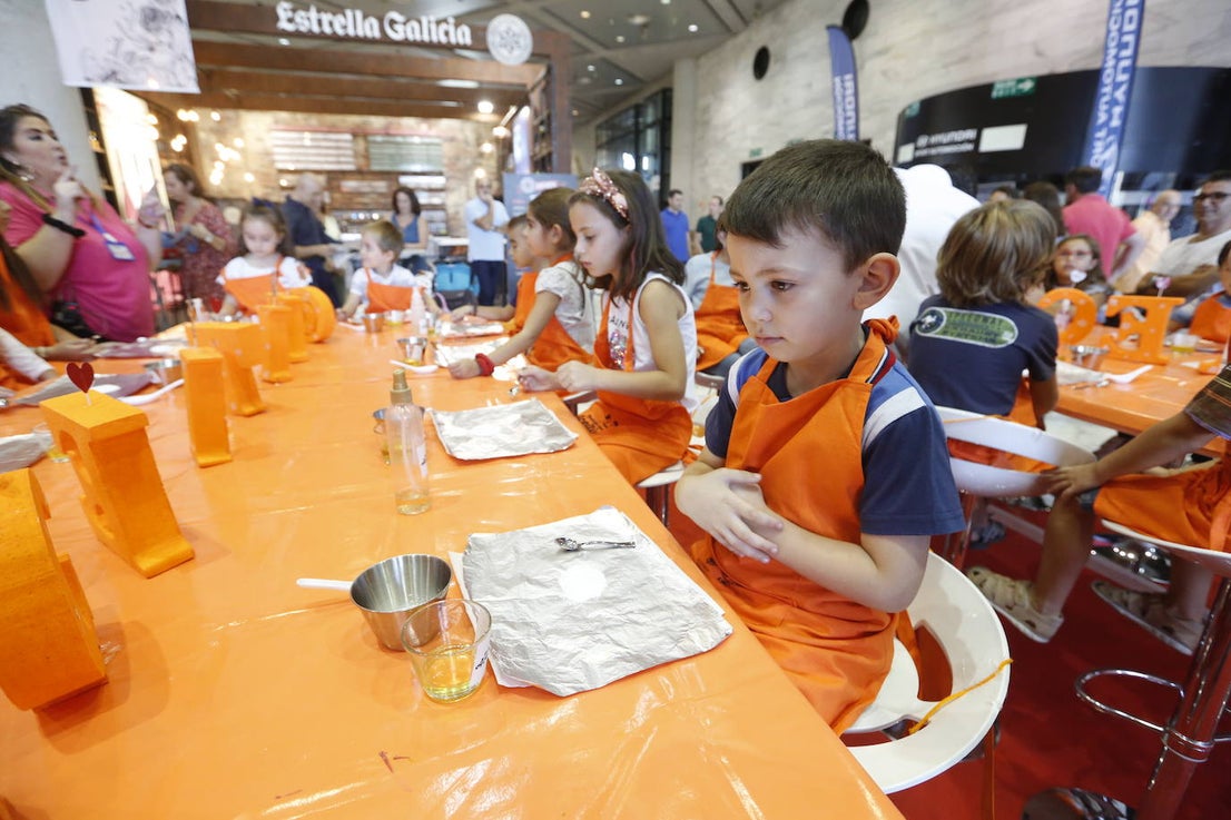 Impulsado por Inagra, y su popular personaje de 'Aceitina', esta cita con los niños se ha convertido en uno de los momentos más entrañables de cada edición de Granada Gourmet