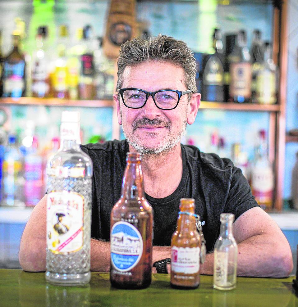 David, un camarero de los de siempre, con mucha historia a sus espaldas. 