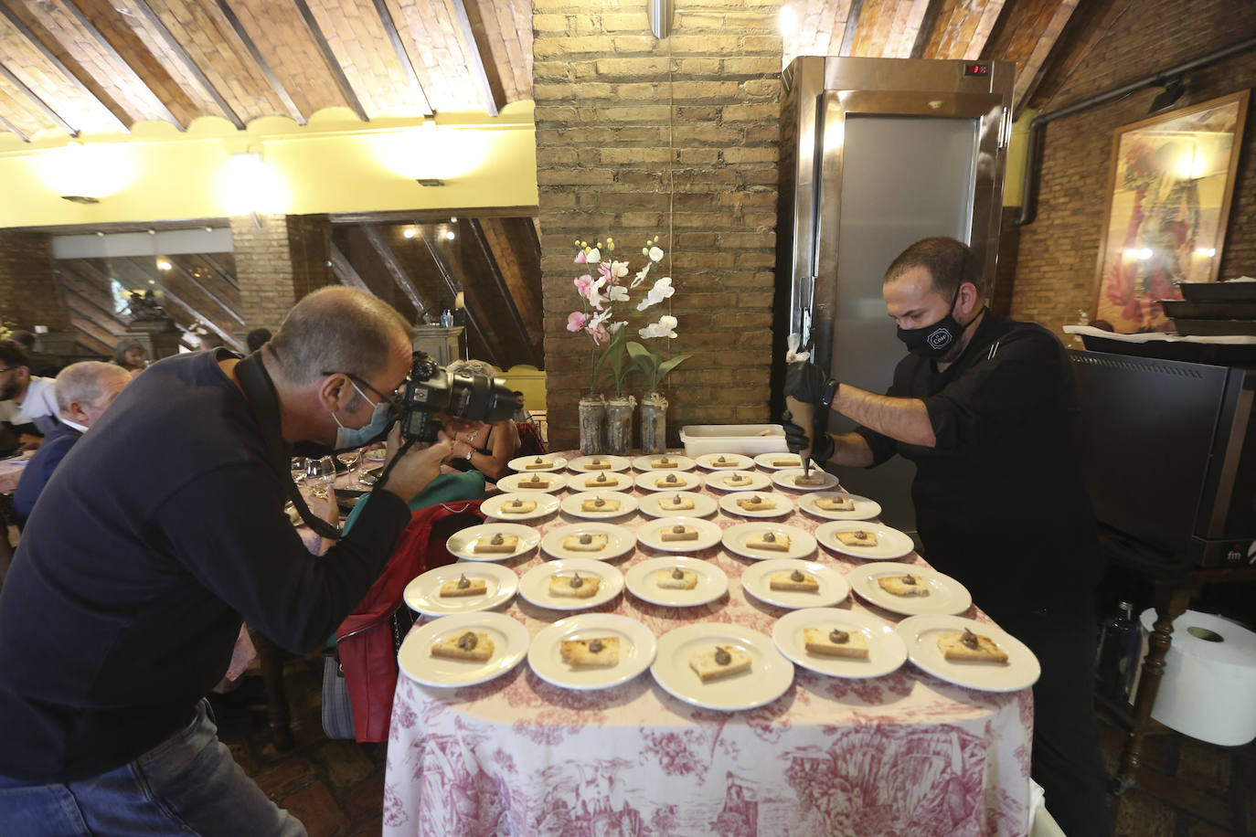 Fotos: El restaurante El Coso acoge un nuevo menú a cuatro manos con toda la sapiencia de la gastronomía murciona