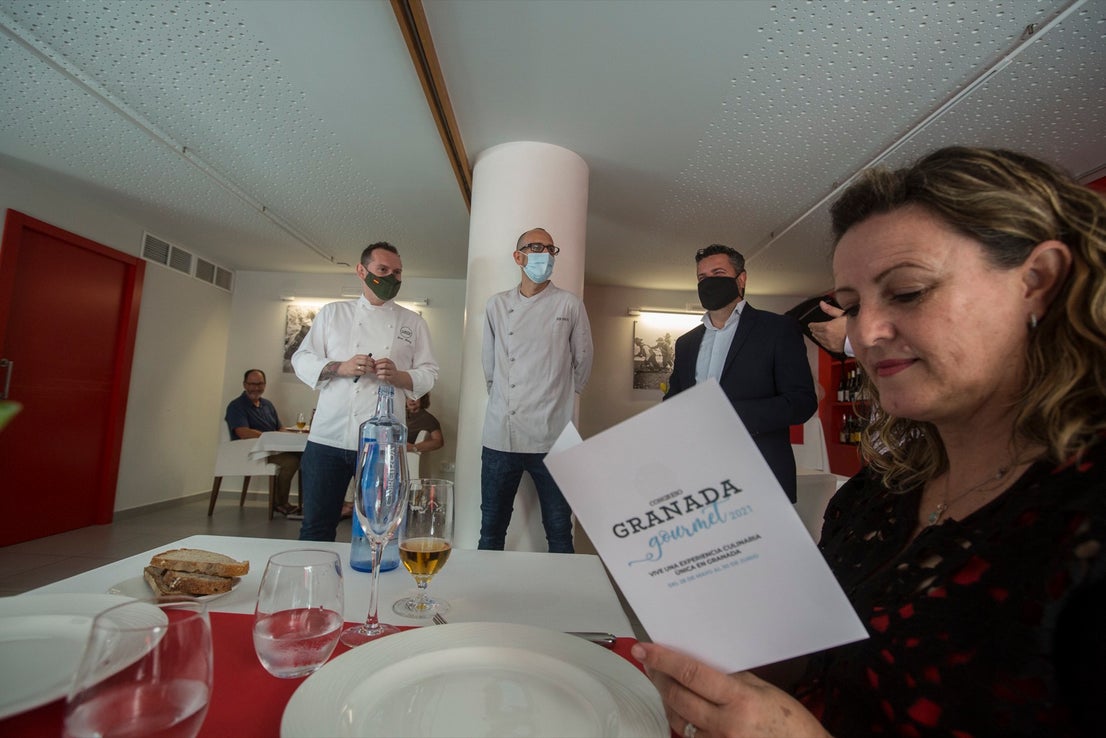 El restaurante Firmvm de Almuñécar, escenario de un menú Estrella Michelin. 