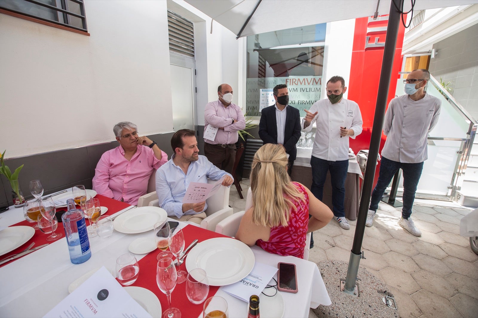 El restaurante Firmvm de Almuñécar, escenario de un menú Estrella Michelin. 