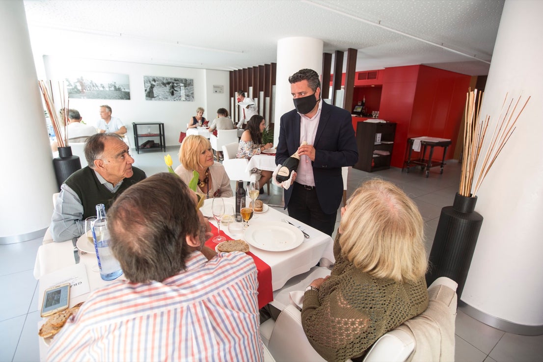 El restaurante Firmvm de Almuñécar, escenario de un menú Estrella Michelin. 