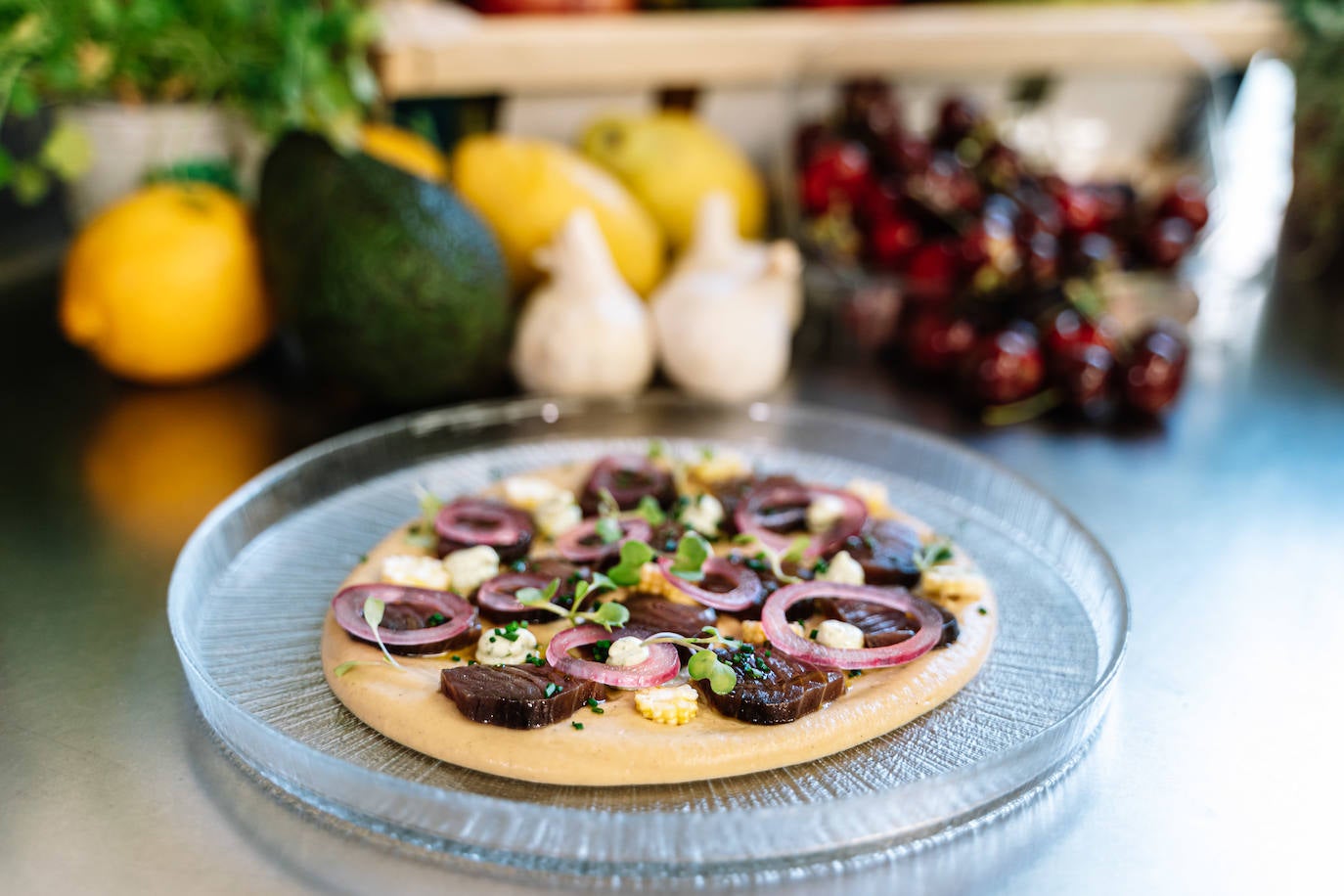 Un plato cargado de color y Sabor Granada