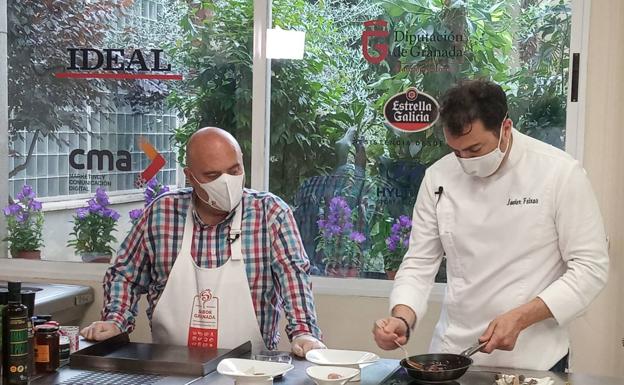 Feixas en las cocinas de Granada Gourmet