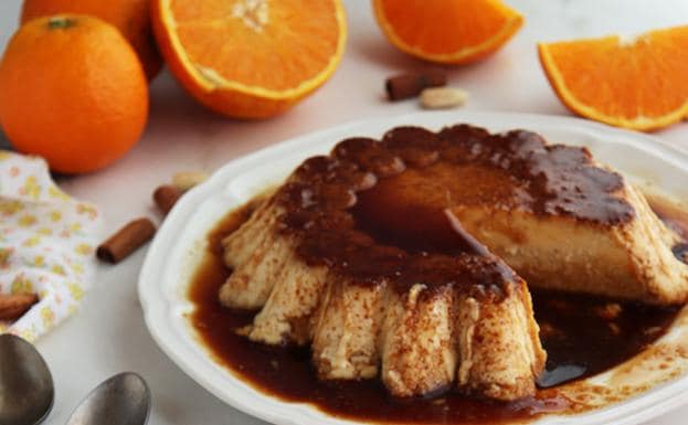 Receta de flan de almendra alpujarreño