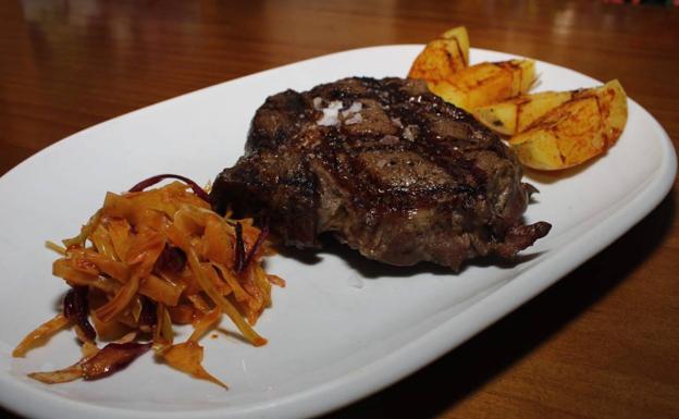 Así es el lomo alto argentino del Atahualpa Steak House.