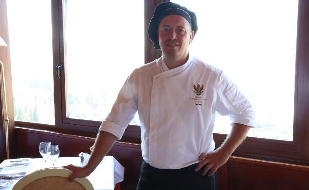 Esau Hita, chef del restaurante del Hotel Alhambra Palace de Granada.