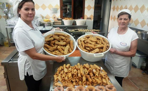 Tradicionales pestiños de Conchita, en Vélez de Benaudalla. 