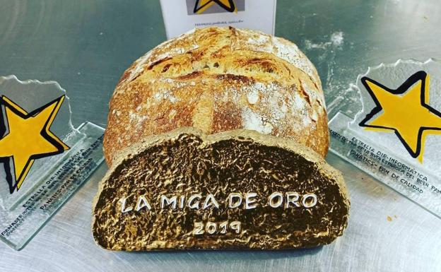 La 'Miga de Oro' que recibió Fede Jiménez en 2019.