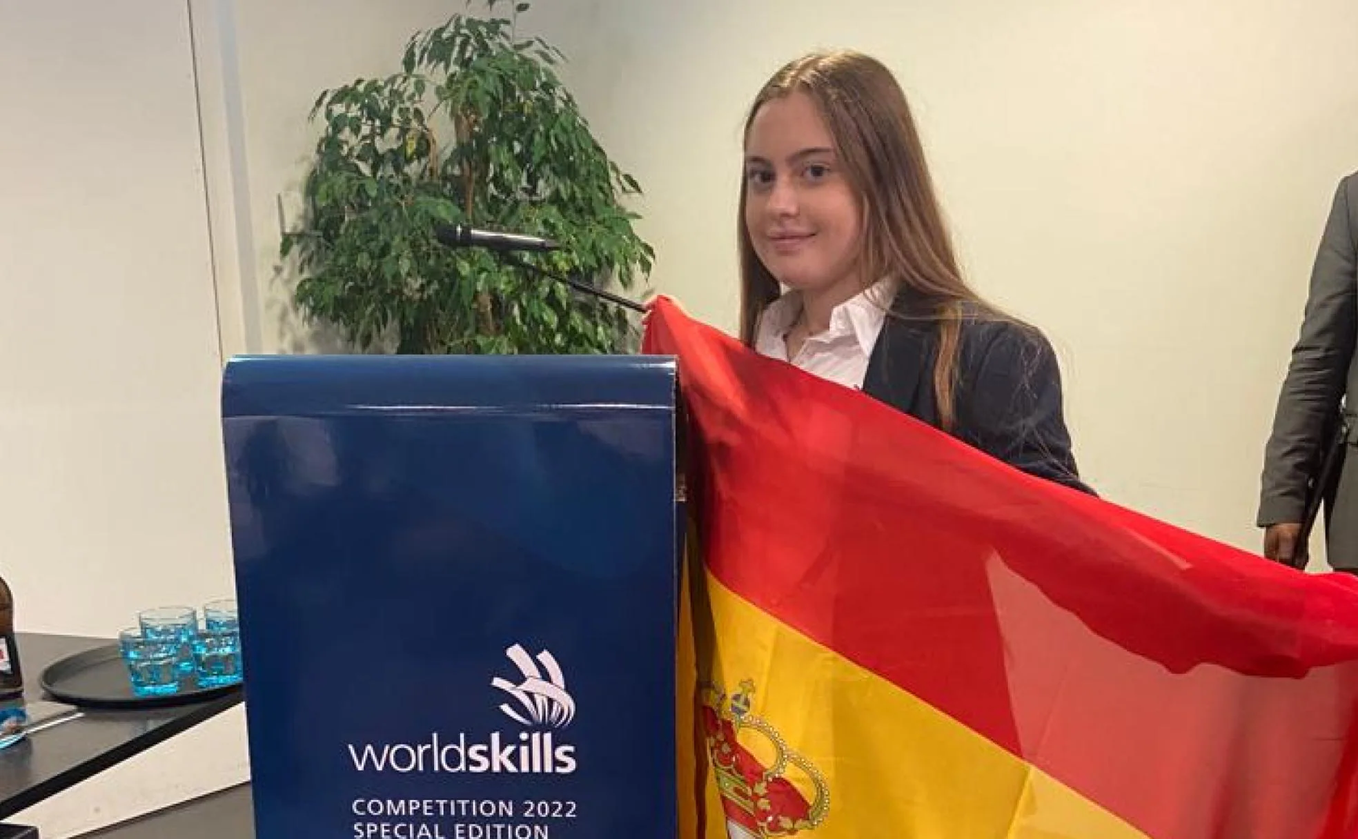 Mónica representó el pasado mes de octubre a España en el WorldSkills de Suiza.