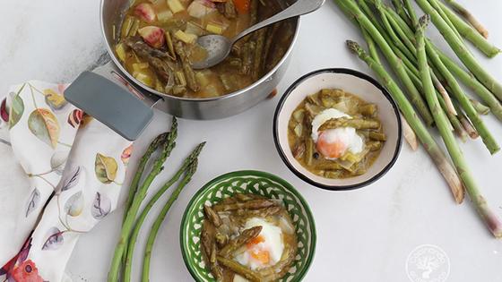 Cocina de 'Graná': espárragos de Huétor Tájar en escabeche