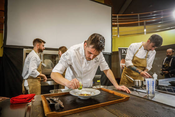 El chef Rafael Arroyo en Granada Gourmet.