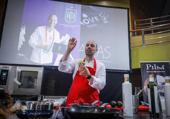 El chef del AOVE, Daniel García Peinado.