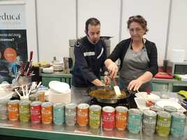 El chef Carlos Caballero en Granada Gourmet.