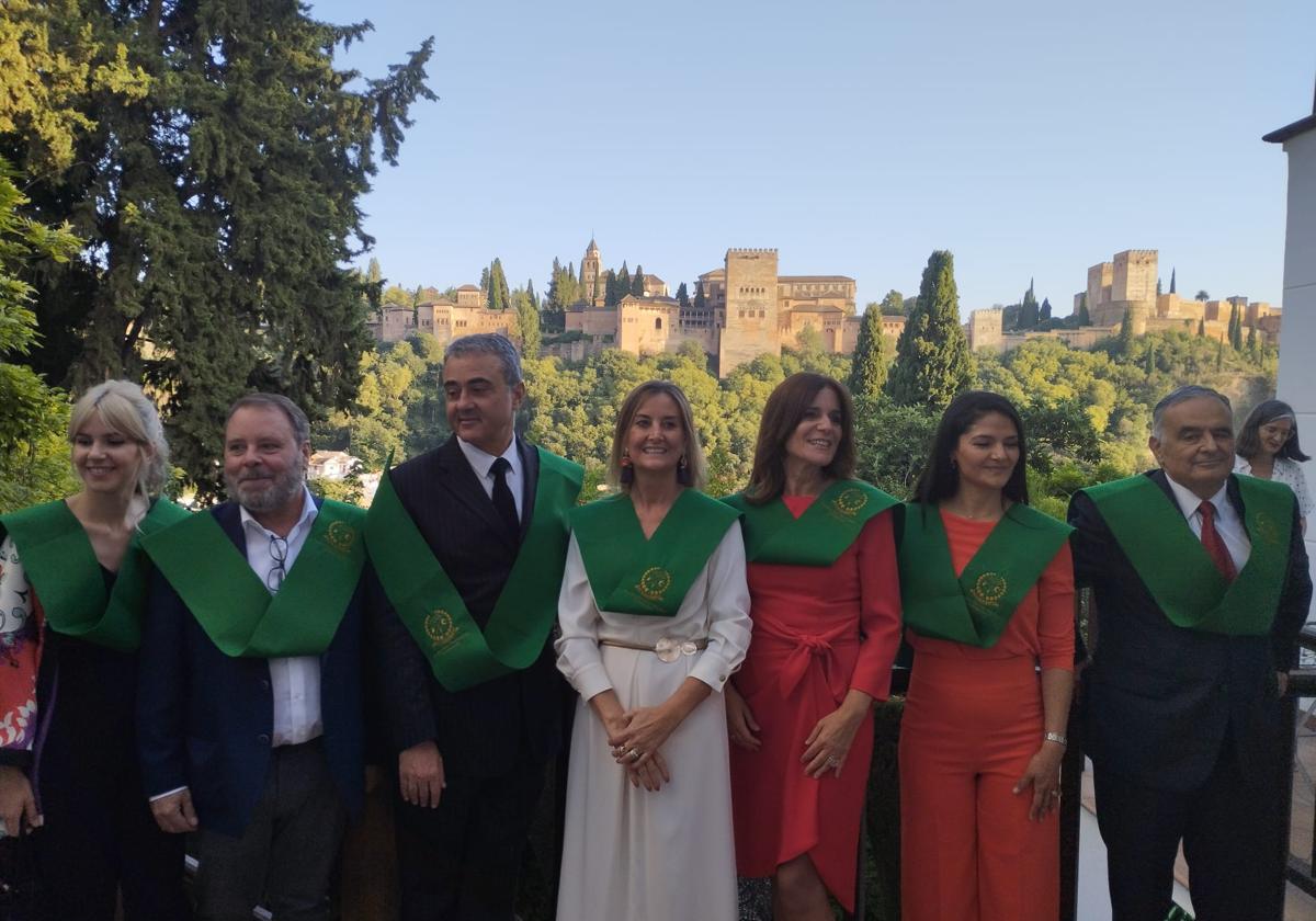 Los nuevos miembros de la Academia Oleo Gastronómica.