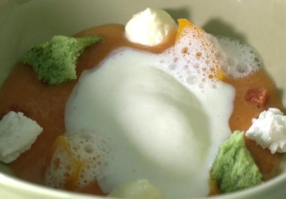 Un postre con sorprendente con guiño a la Costa Tropical