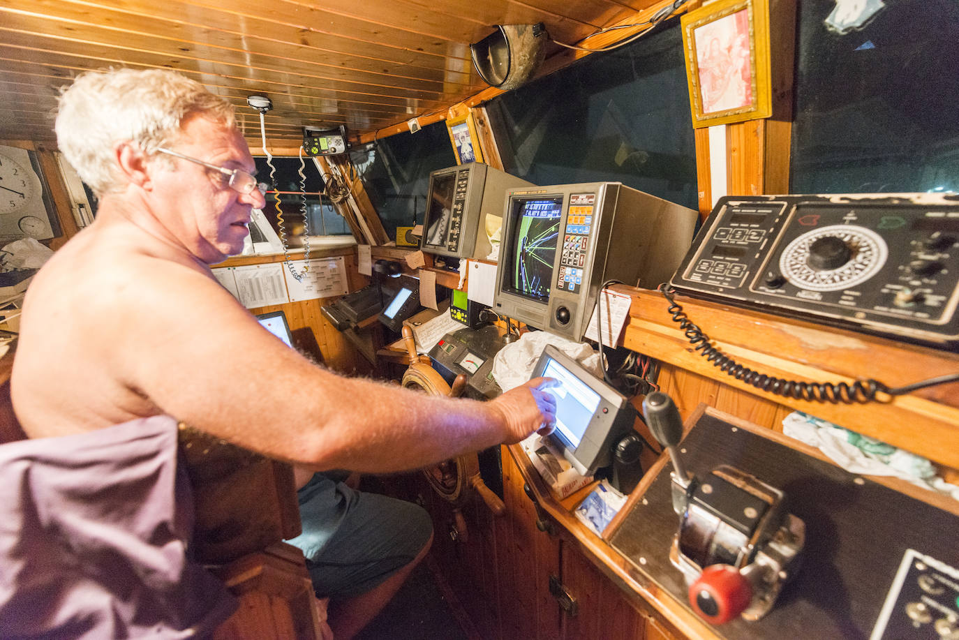 Fotos: Así se pesca la gamba roja de Garrucha