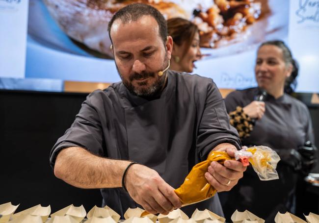 Víctor Rodríguez, emplatando.