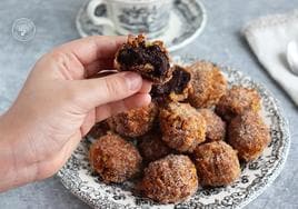 Receta de croquetas de chocolate con azúcar y canela