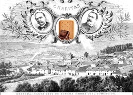 Montaje con Carlos Prast, Venancio Vázquez y Santa Cruz del Comercio en 1888.