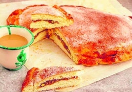 Esta semana aprovechamos para aprender a hacer la famosa Torta de la Virgen