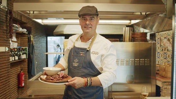 Sergio Lara, chef del Asador de la Reina