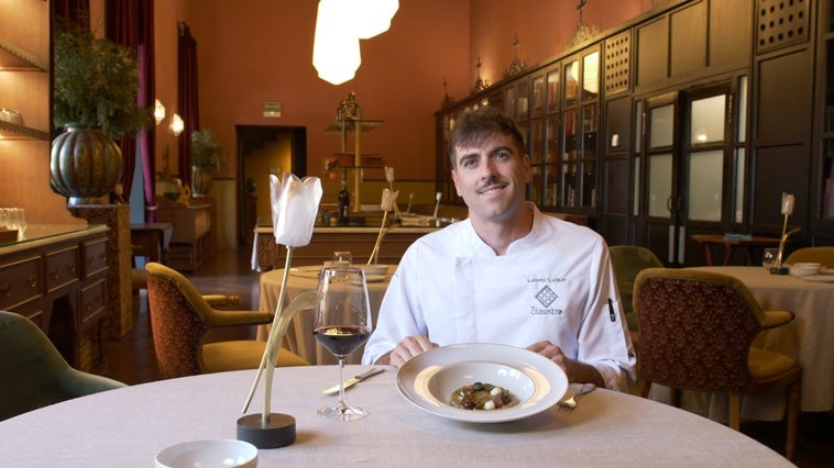 Luismi Luque, chef del restaurante El Claustro del hotel Palacio de Santa Paula, Autograph Collection
