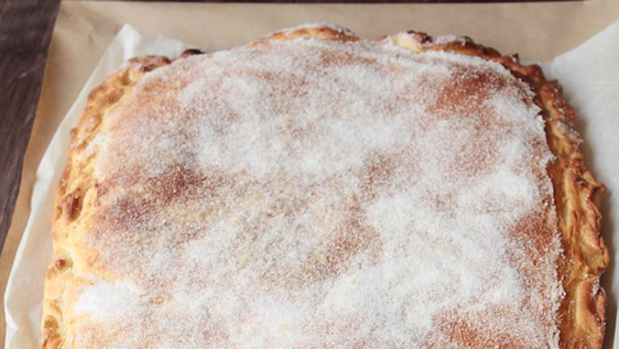 En octubre, Torta de la Virgen también