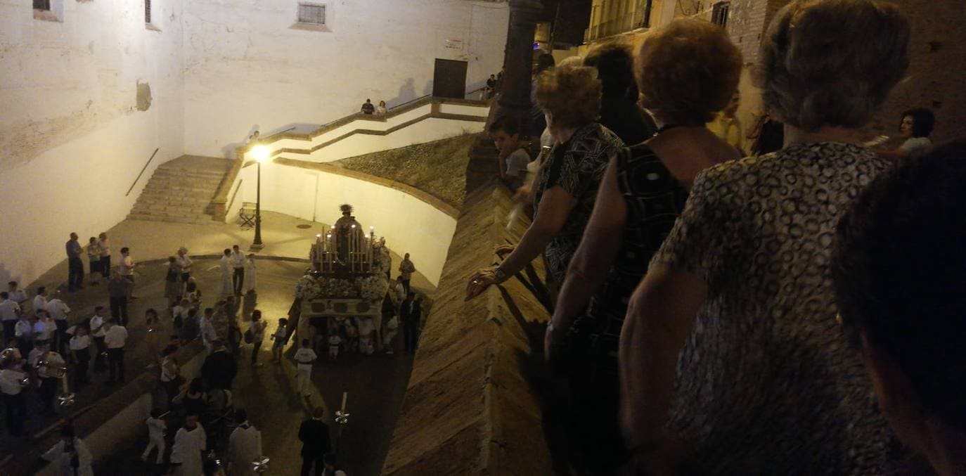Los cultos en honor a la Virgen del Carmen culminaron el 16 de julio con la procesión por las calles de Guadix. 