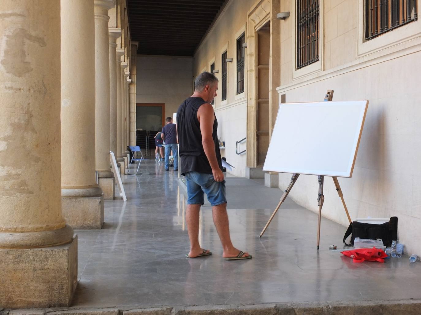 Guadix posa en una nueva edición del Certamen de Pintura Rápida