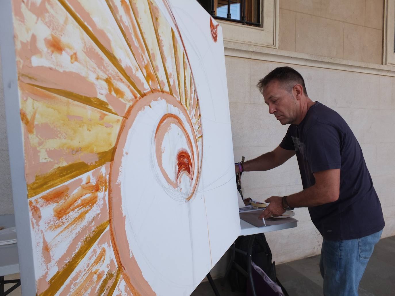 Guadix posa en una nueva edición del Certamen de Pintura Rápida