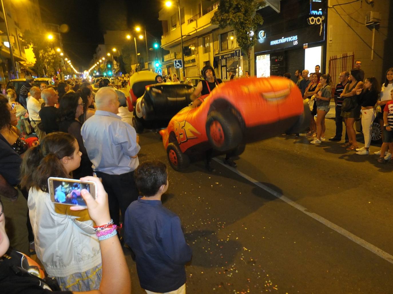 Cascamorras participó en el desfile. 