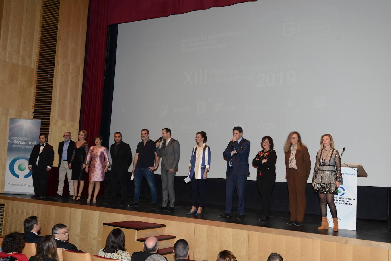 Entrega de los premios de la gala de la Asociación Intersectorial. 