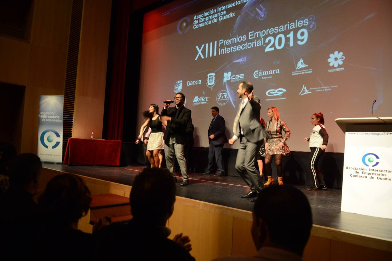 Entrega de los premios de la gala de la Asociación Intersectorial. 