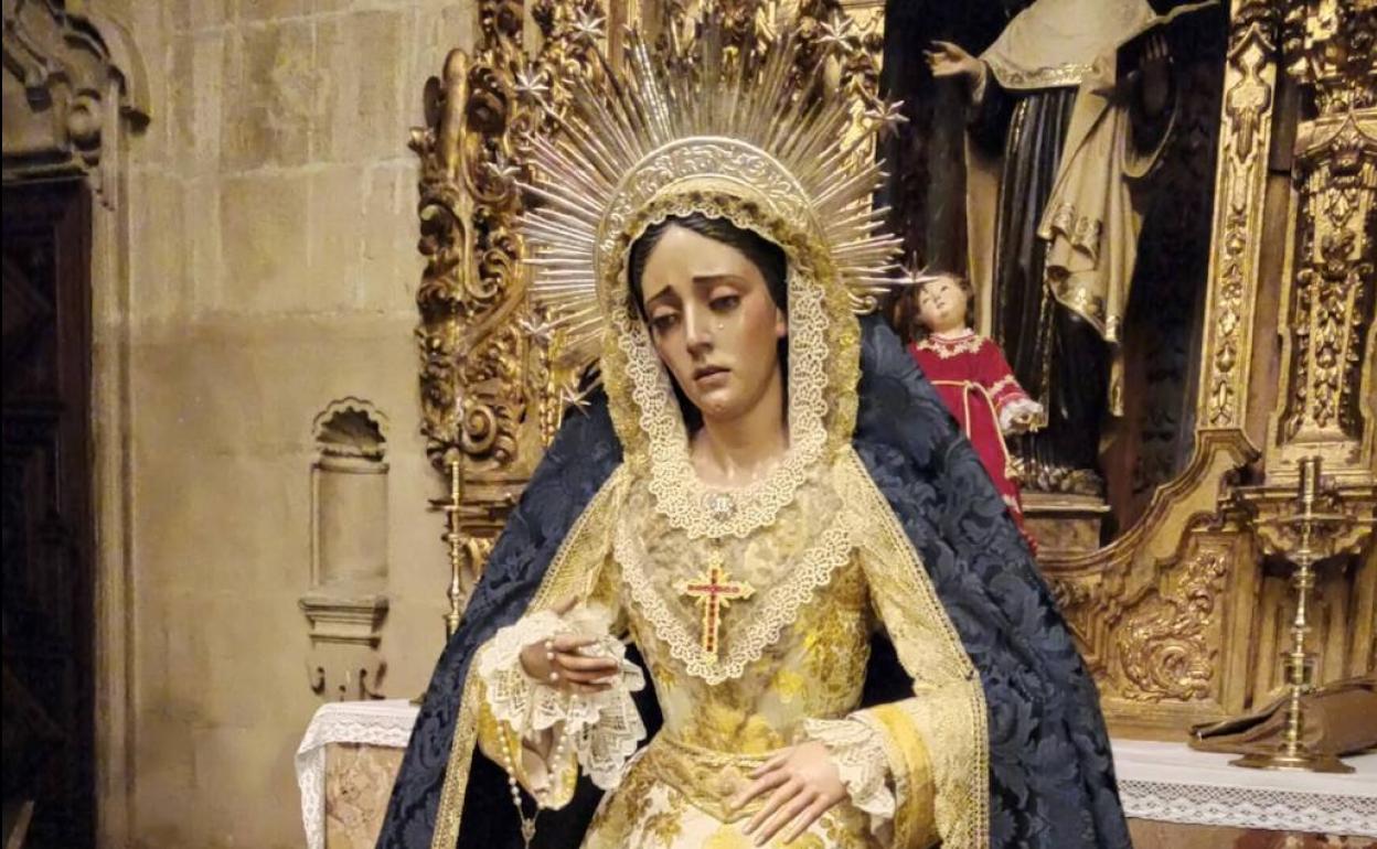 María Santísima del Mayor Amor en la catedral de Guadix. 